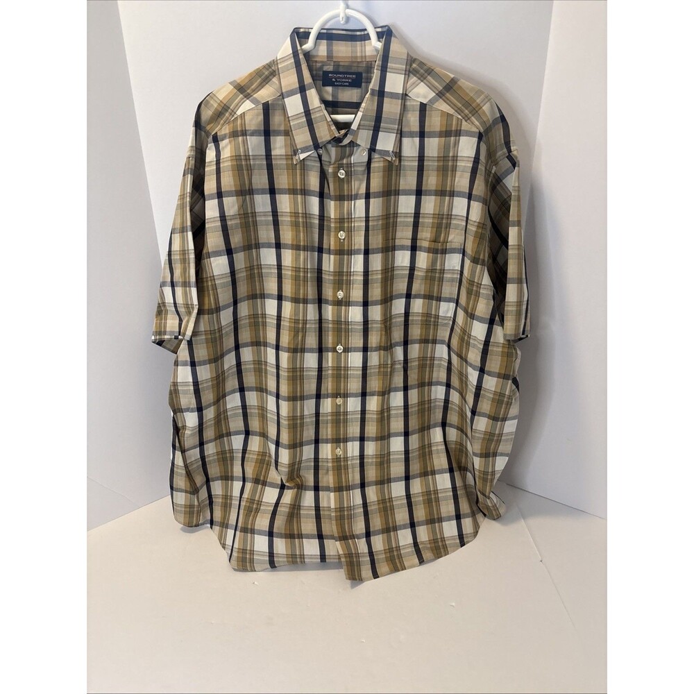 Roundtree Yorke Shirts 3X Big & Tall Short & Long Sleeve Mens LOT OF 4